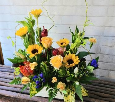 8月の定期便のお届け「花工房パルテール」（岩手県北上市の花屋）のギャラリー写真